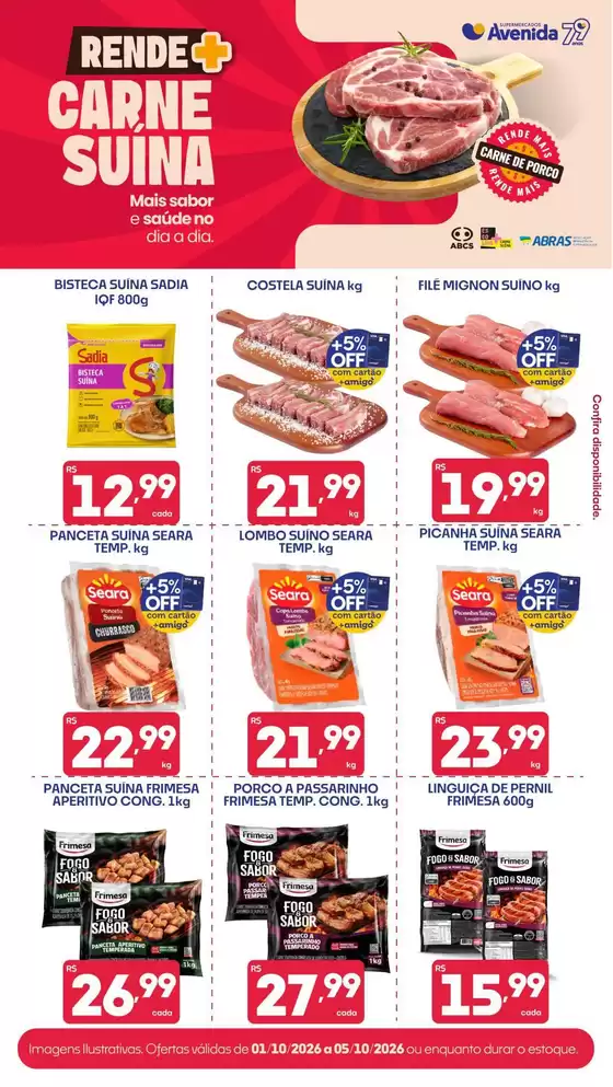 Catálogo Supermercados Avenida | Melhores ofertas e descontos | 2026-10-01T00:00:00.000Z - 2026-10-05T00:00:00.000Z
