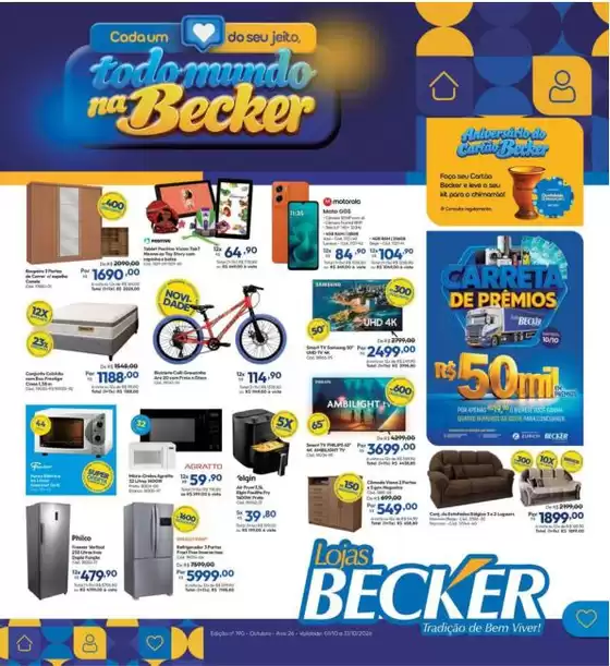 Catálogo Lojas Becker em São Fidélis | Economize agora com nossas ofertas | 2026-10-01T00:00:00.000Z - 2026-10-31T00:00:00.000Z