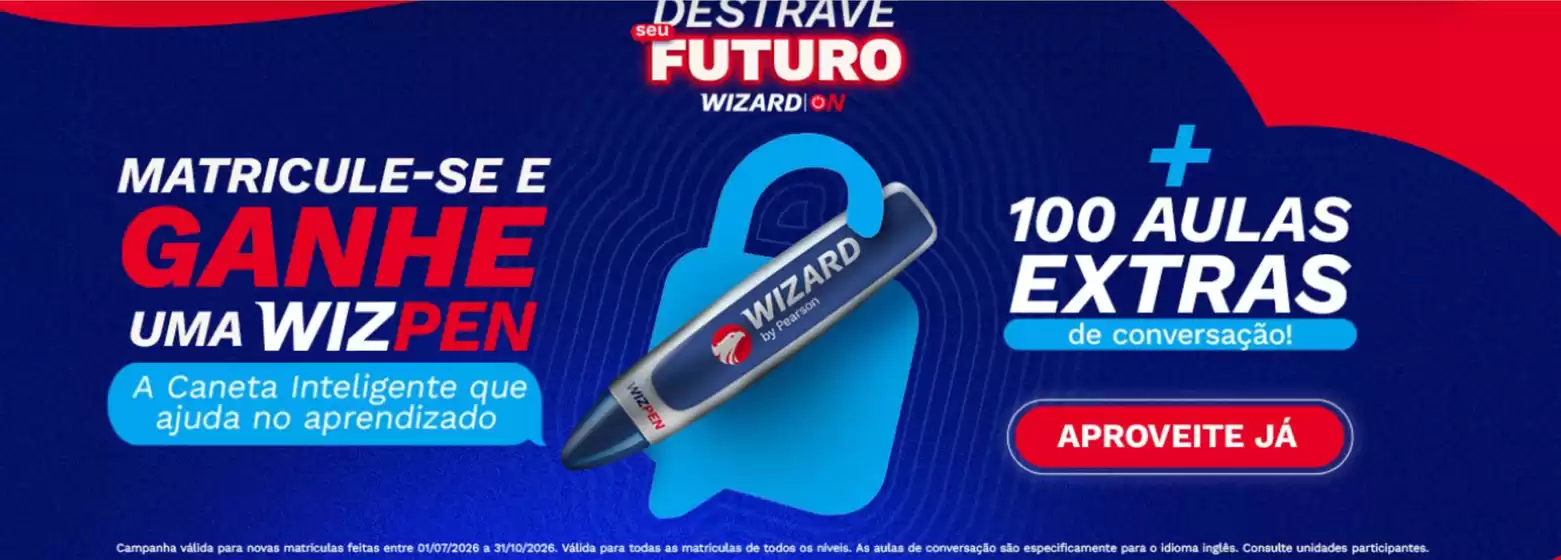 Catálogo Wizard em Santo André | Destrave seu futuro | 2026-10-01T00:00:00.000Z - 2026-10-31T00:00:00.000Z