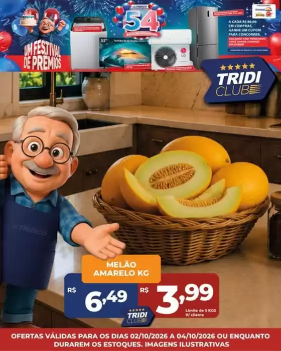 Catálogo Supermercados Tridico | Um Festival de Premios | 2026-10-02T00:00:00.000Z - 2026-10-04T00:00:00.000Z