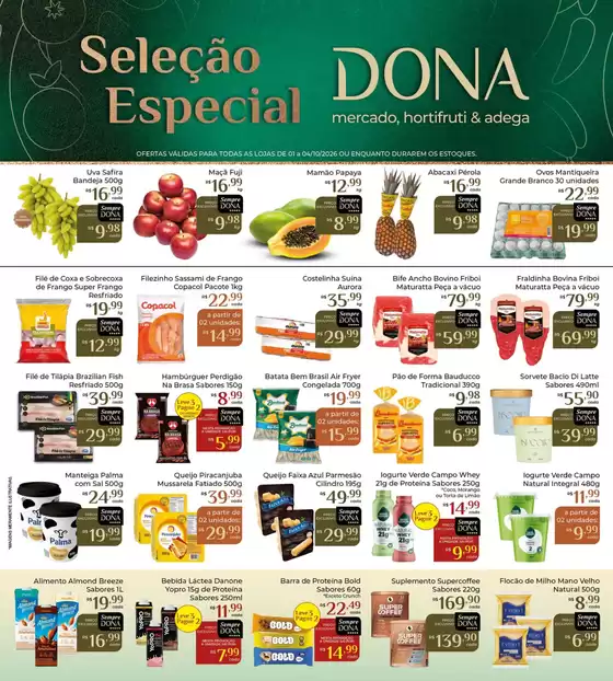 Catálogo Dona de Casa Supermercados em Itá | Ofertas  | 2026-10-02T00:00:00.000Z - 2026-10-04T00:00:00.000Z