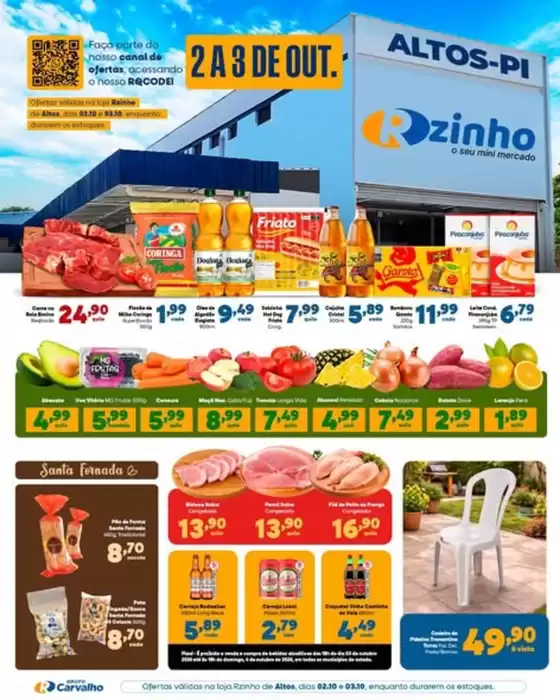 Catálogo R Carvalho Supermercado | Ofertas | 2026-10-02T00:00:00.000Z - 2026-10-03T00:00:00.000Z