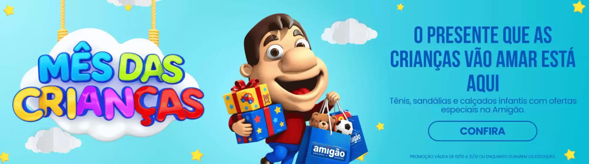 Catálogo Amigão Calçados | Mês Das Crianças | 2026-10-02T00:00:00.000Z - 2026-10-31T00:00:00.000Z