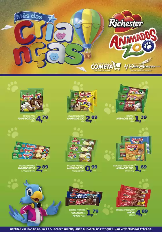 Catálogo Cometa Supermercados | Cooperado da M Dias Branco | 2026-10-02T00:00:00.000Z - 2026-10-12T00:00:00.000Z