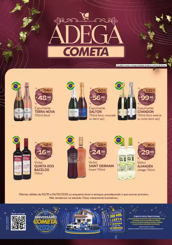 Catálogo Cometa Supermercados | ADEGA COMETA | 2026-10-02T00:00:00.000Z - 2026-10-04T00:00:00.000Z