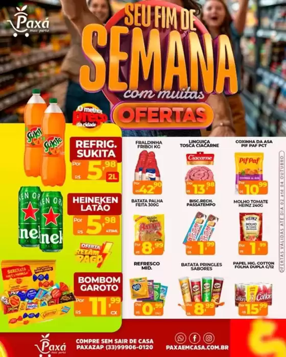 Catálogo Paxá Supermercados | Ofertas | 2026-10-02T00:00:00.000Z - 2026-10-04T00:00:00.000Z