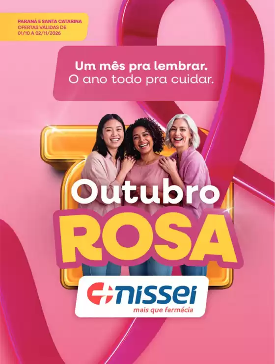 Catálogo Farmácias Nissei | Almanaque Farmácias Nissei | 2026-10-02T00:00:00.000Z - 2026-11-02T00:00:00.000Z