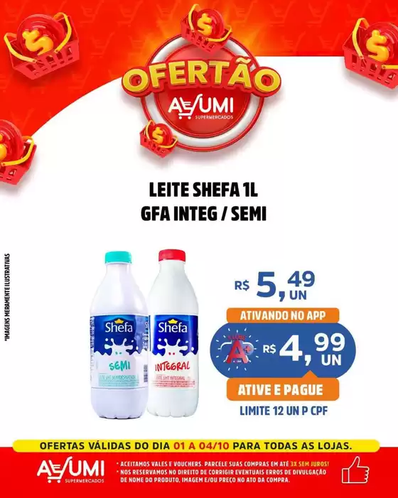 Catálogo Ayumi Supermercados | Encarte Ayumi Supermercados | 2026-10-01T00:00:00.000Z - 2026-10-04T00:00:00.000Z