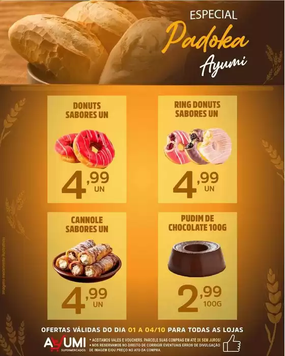 Catálogo Ayumi Supermercados | Melhores ofertas para todos os caçadores de pechinchas | 2026-10-01T00:00:00.000Z - 2026-10-04T00:00:00.000Z