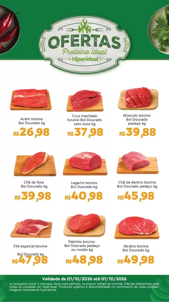 Catálogo Hiperideal Supermercados em Osasco | Nossas melhores pechinchas | 2026-09-29T00:00:00.000Z - 2026-10-07T00:00:00.000Z