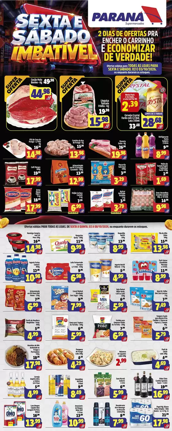 Catálogo Paraná Supermercados | Ampla seleção de ofertas | 2026-10-02T00:00:00.000Z - 2026-10-03T00:00:00.000Z