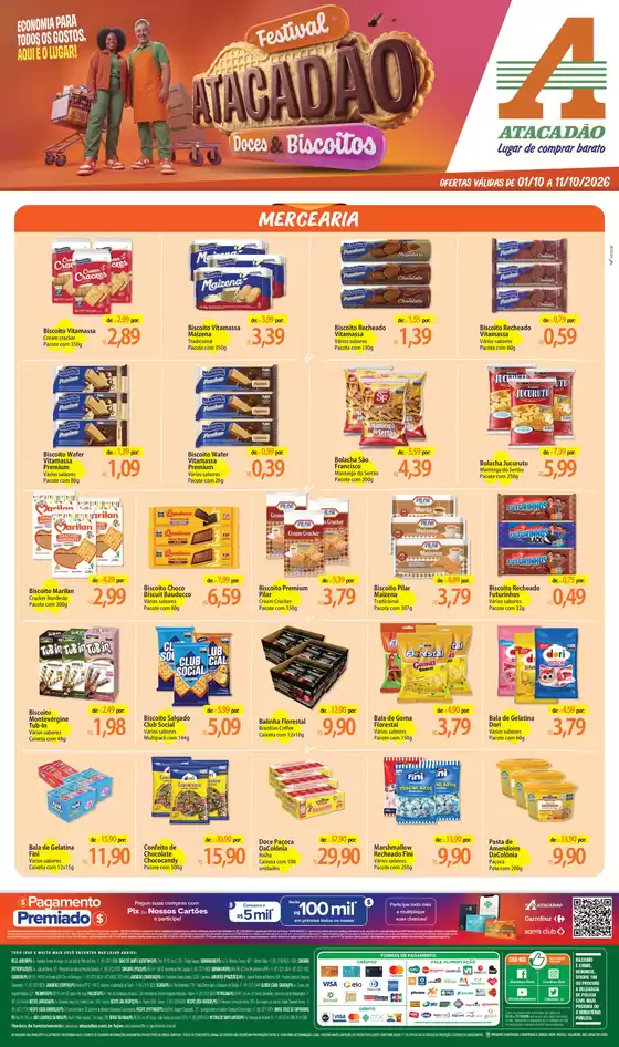 Catálogo Atacadão em Petrolina | Atacadão - Doces e Biscoitos | 2026-10-02T00:00:00.000Z - 2026-10-11T00:00:00.000Z