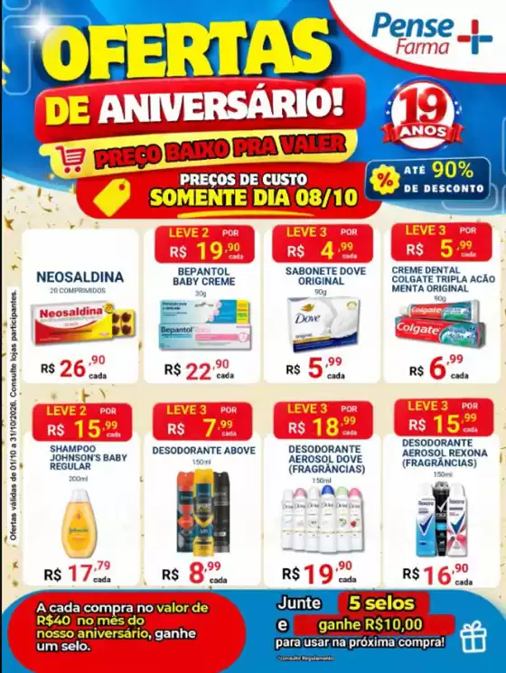 Catálogo Pense Farma em Campinas | Ofertas de aniversario ! | 2026-10-02T00:00:00.000Z - 2026-10-23T00:00:00.000Z