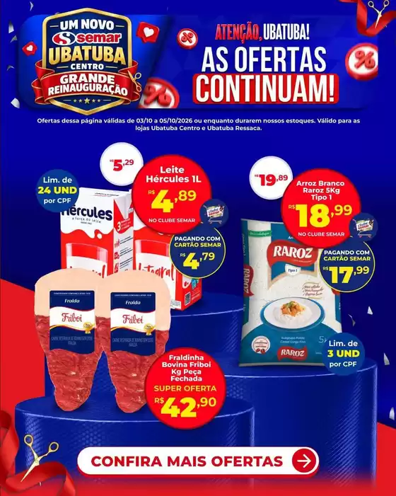 Catálogo Semar Supermercado | Economize agora com nossas ofertas | 2026-10-03T00:00:00.000Z - 2026-10-05T00:00:00.000Z