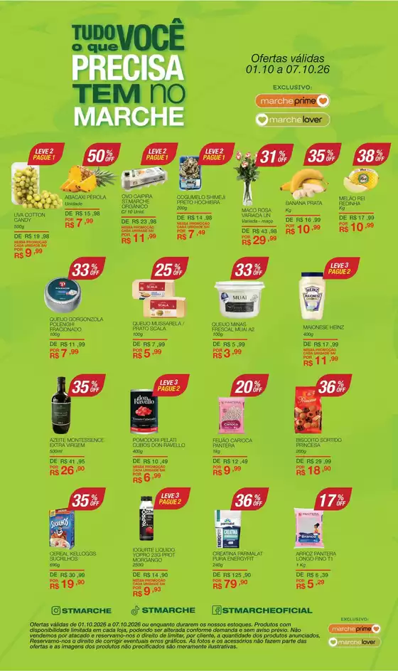 Catálogo St Marche | Melhores ofertas para todos os caçadores de pechinchas | 2026-10-01T00:00:00.000Z - 2026-10-07T00:00:00.000Z