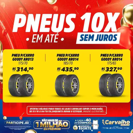 Catálogo Carvalho Supermercado | Descontos e promoções | 2026-10-01T00:00:00.000Z - 2026-10-04T00:00:00.000Z