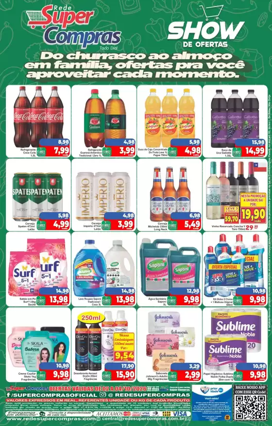 Catálogo Rede Super Compras | Encarte Rede Super Compras | 2026-10-02T00:00:00.000Z - 2026-10-04T00:00:00.000Z