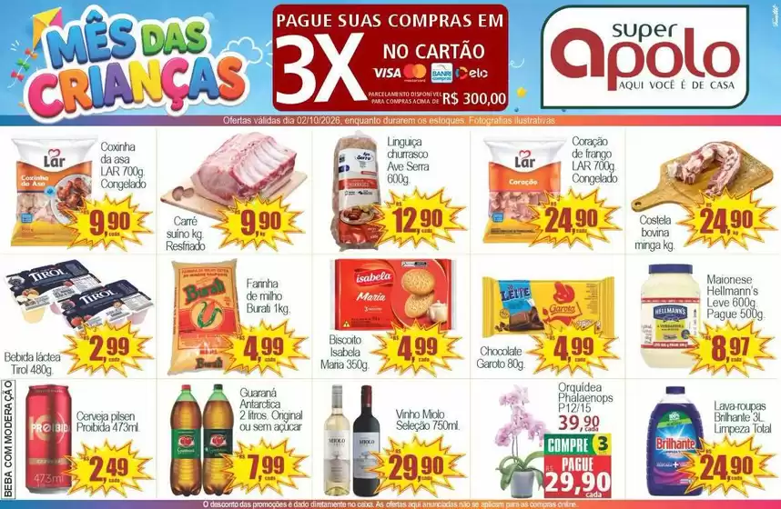 Catálogo Super Apolo | Encarte Super Apolo | 2026-10-02T00:00:00.000Z - 2026-10-02T00:00:00.000Z