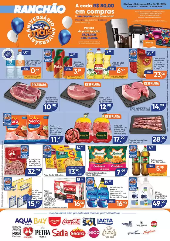 Catálogo Imec Supermercados | BAIXA 17594 IMEC Ranchao 02 a 04 10 2026 | 2026-10-02T00:00:00.000Z - 2026-10-04T00:00:00.000Z