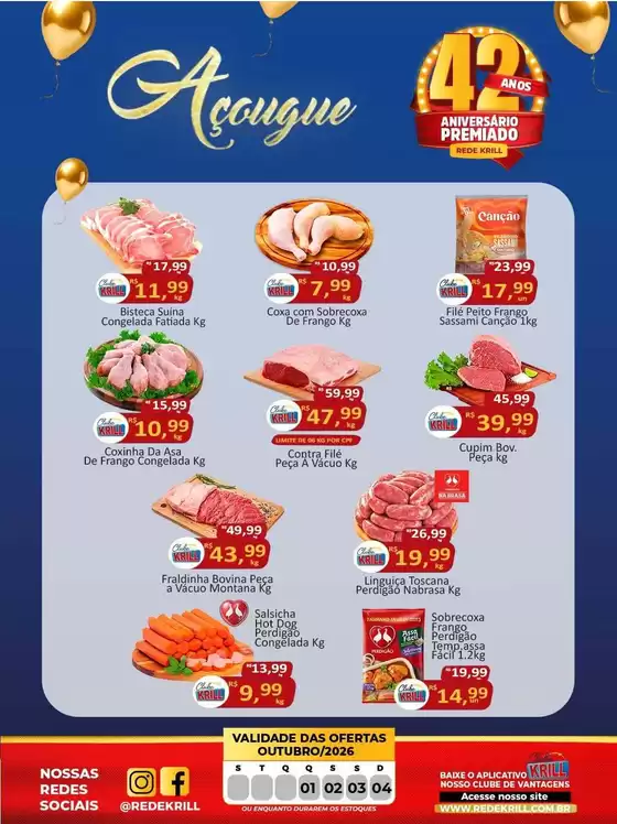 Catálogo Rede Krill | Melhores ofertas e descontos | 2026-10-01T00:00:00.000Z - 2026-10-04T00:00:00.000Z