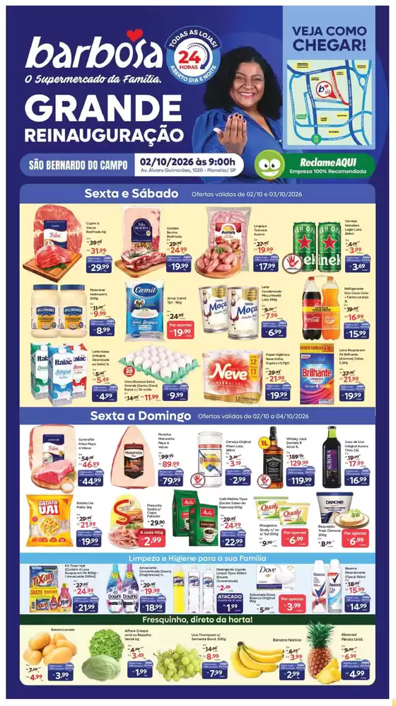 Catálogo Barbosa Supermercados em Santo André | Reinauguração Lojas São Bernardo dos Campos | 2026-10-02T00:00:00.000Z - 2026-10-04T00:00:00.000Z
