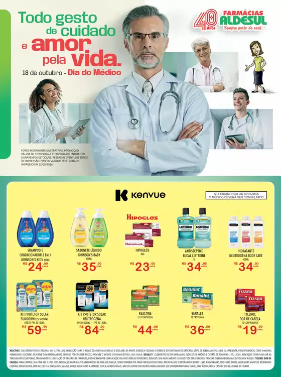 Catálogo Farmácia Aldesul | ALD 0029 26 Encarte WEB Outubro v02 | 2026-10-02T00:00:00.000Z - 2026-10-31T00:00:00.000Z