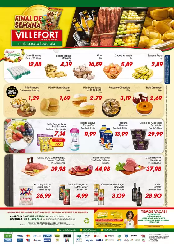 Catálogo Villefort Atacadista | Ofertas de Sexta e Sábado | 2026-10-02T00:00:00.000Z - 2026-10-03T00:00:00.000Z