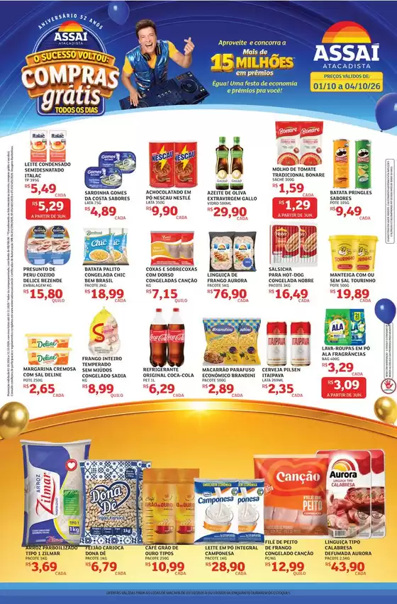 Catálogo Assaí Atacadista | Encarte Assaí Atacadista 173066-700 | 2026-10-02T00:00:00.000Z - 2026-10-04T00:00:00.000Z