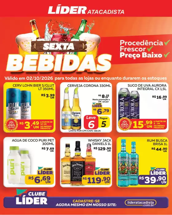 Catálogo Líder Atacadista | Cópia encarte sexta das carnes e be | 2026-10-02T00:00:00.000Z - 2026-10-02T00:00:00.000Z