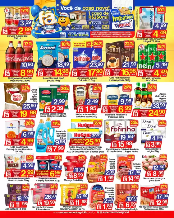 Catálogo Supermercados Gricki | Encarte Supermercados Gricki | 2026-10-02T00:00:00.000Z - 2026-10-04T00:00:00.000Z