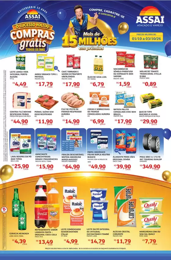 Catálogo Assaí Atacadista | Encarte Assaí Atacadista 173089-529 | 2026-10-02T00:00:00.000Z - 2026-10-03T00:00:00.000Z