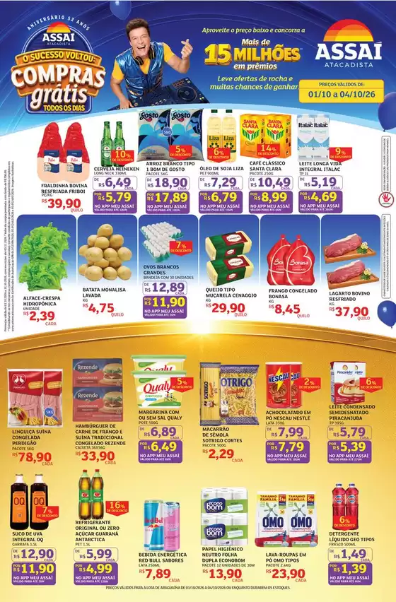 Catálogo Assaí Atacadista | Encarte Assaí Atacadista 173142-578 | 2026-10-02T00:00:00.000Z - 2026-10-04T00:00:00.000Z