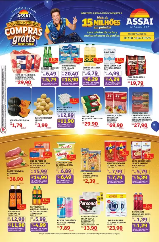 Catálogo Assaí Atacadista | Encarte Assaí Atacadista 173141-639 | 2026-10-02T00:00:00.000Z - 2026-10-04T00:00:00.000Z
