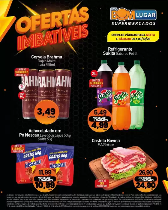 Catálogo Rede Bom Lugar | Descontos e promoções | 2026-10-02T00:00:00.000Z - 2026-10-03T00:00:00.000Z