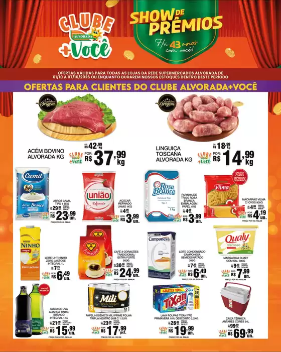 Catálogo Supermercados Alvorada | Melhores ofertas para compradores econômicos | 2026-10-01T00:00:00.000Z - 2026-10-07T00:00:00.000Z