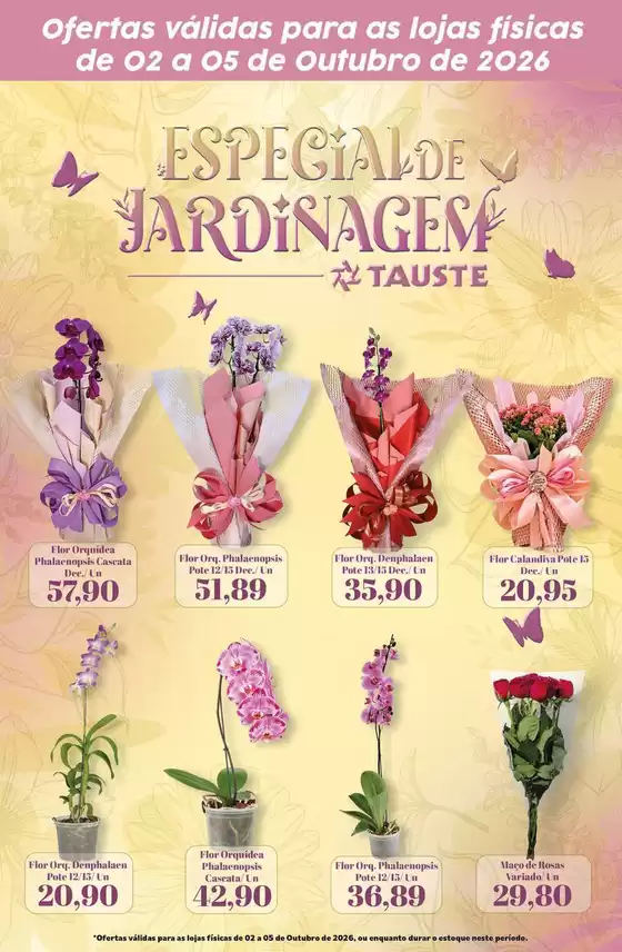 Catálogo Supermercados Tauste | Ofertas Tauste Especial Jardinagem | 2026-10-02T00:00:00.000Z - 2026-10-05T00:00:00.000Z