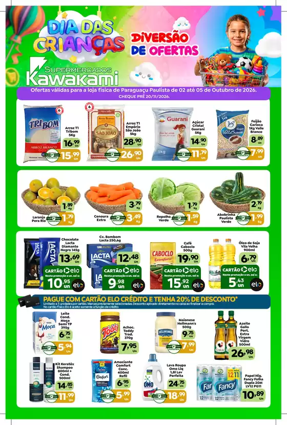 Catálogo Supermercados Kawakami | Ofertas - Paraguaçu Paulista | 2026-10-02T00:00:00.000Z - 2026-10-05T00:00:00.000Z