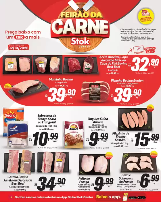 Catálogo Stok Center | 56386 Lamina stok center Feirao da Carne RS 02 de outubro | 2026-10-02T00:00:00.000Z - 2026-10-02T00:00:00.000Z