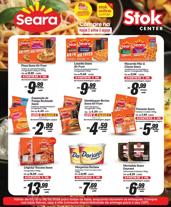 Catálogo Stok Center | Stok center Seara 02 a 08 de outubro | 2026-10-02T00:00:00.000Z - 2026-10-08T00:00:00.000Z