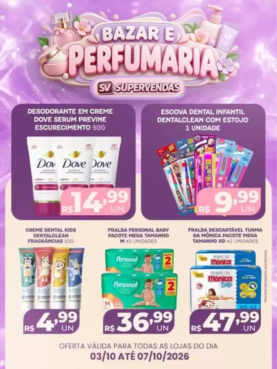 Catálogo Vivendas Supermercado | Bazar e Perfumaria | 2026-10-05T00:00:00.000Z - 2026-10-07T00:00:00.000Z