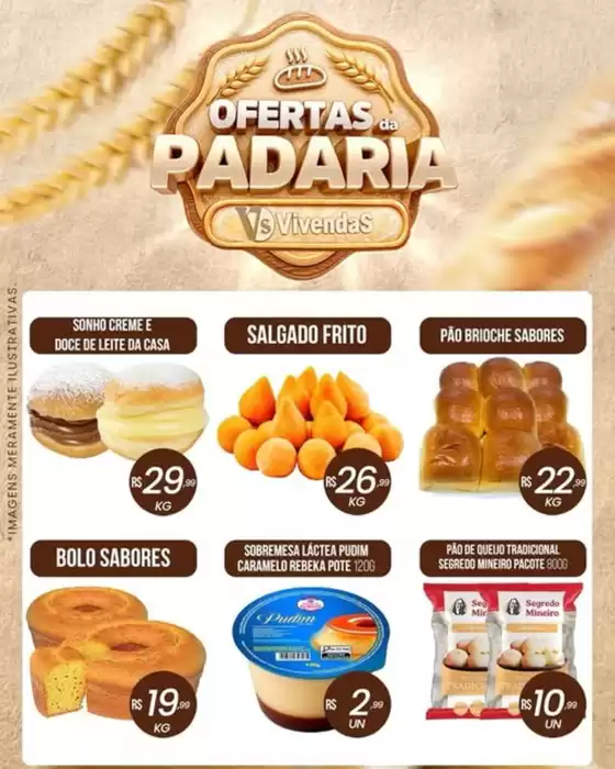 Catálogo Vivendas Supermercado | Ofertas da Padaria | 2026-10-05T00:00:00.000Z - 2026-10-05T00:00:00.000Z
