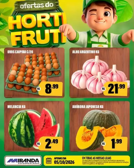 Catálogo Miranda Supermercados | Hortifruti | 2026-10-05T00:00:00.000Z - 2026-10-05T00:00:00.000Z