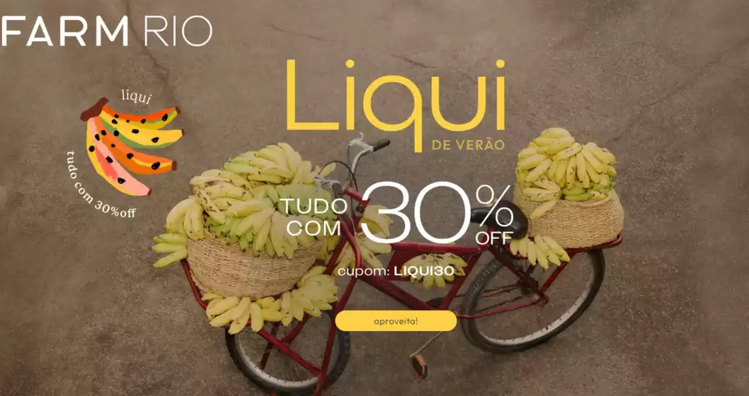 Catálogo FARM | Tudo com 30% off | 2026-10-05T00:00:00.000Z - 2026-11-05T00:00:00.000Z