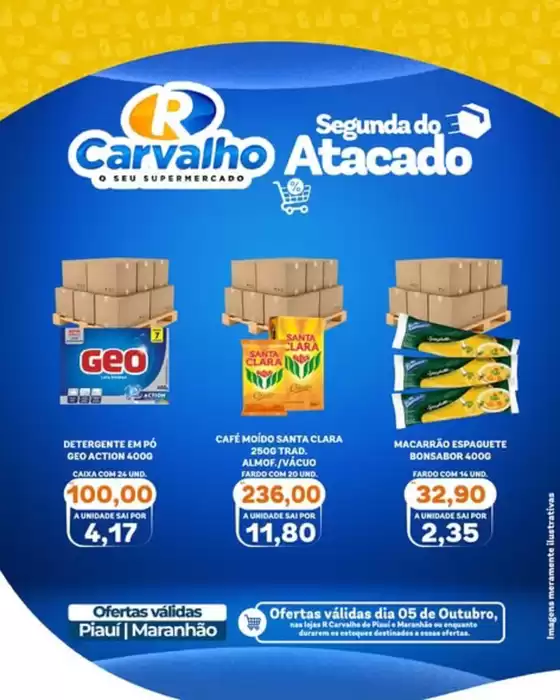 Catálogo R Carvalho Supermercado | Ofertas exclusivas | 2026-10-05T00:00:00.000Z - 2026-10-05T00:00:00.000Z