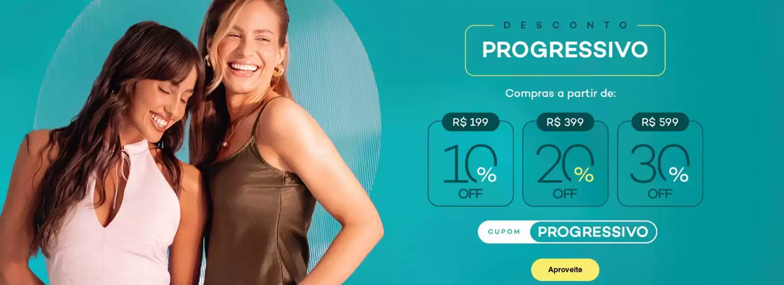Catálogo Paquetá | Desconto Progessivo | 2026-10-05T00:00:00.000Z - 2026-11-05T00:00:00.000Z