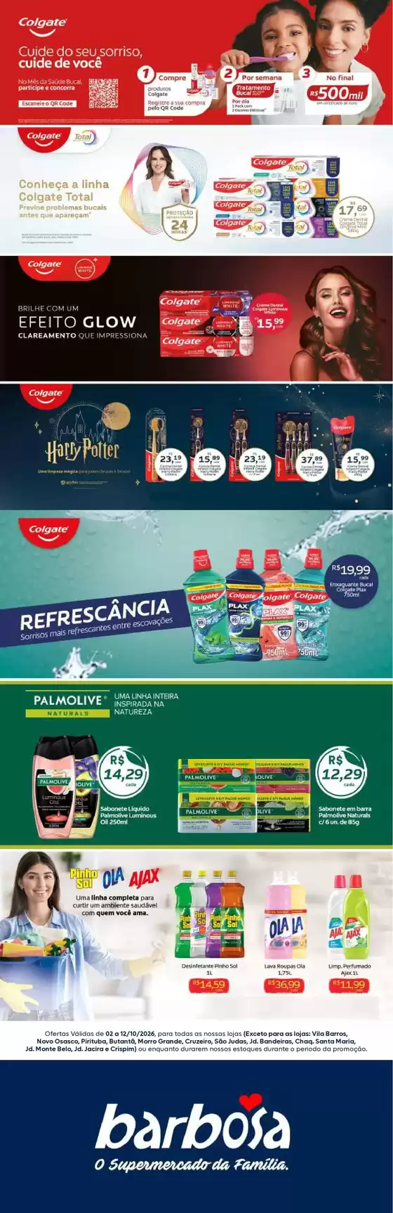Catálogo Barbosa Supermercados | Colgate | 2026-10-05T00:00:00.000Z - 2026-10-12T00:00:00.000Z