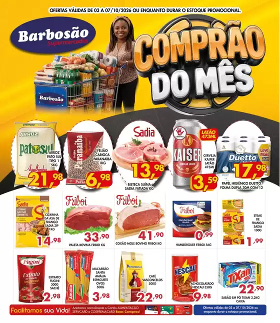 Catálogo Barbosão Extra Supermercados | Encarte Barbosão Extra Supermercados | 2026-10-03T00:00:00.000Z - 2026-10-07T00:00:00.000Z