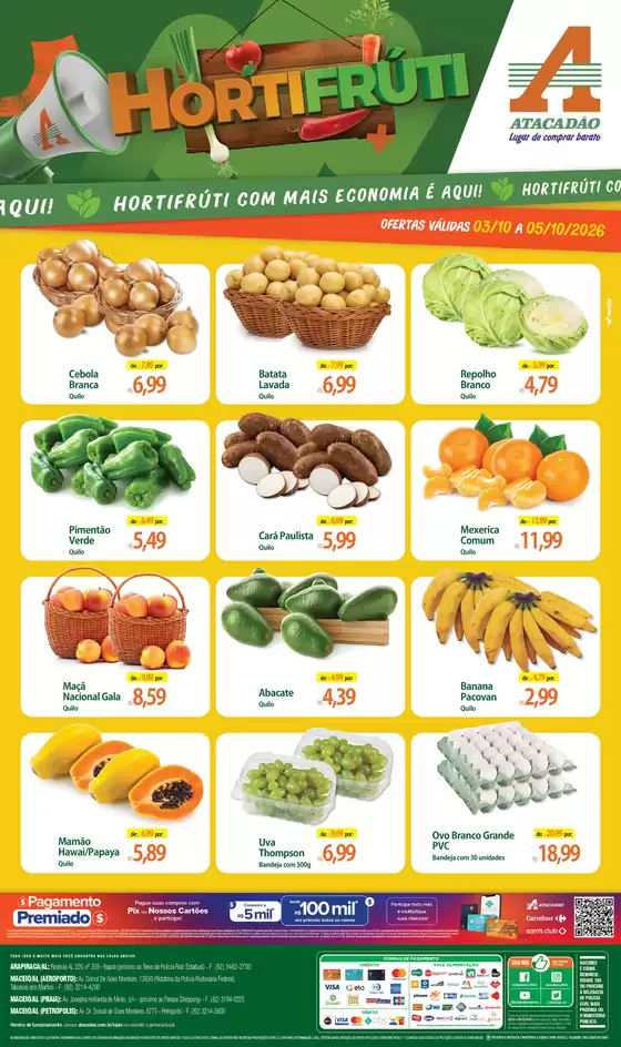 Catálogo Atacadão em Junqueiro | Atacadão - Hortifrúti | 2026-10-05T00:00:00.000Z - 2026-10-05T00:00:00.000Z