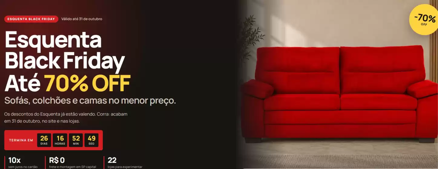 Catálogo Komfort House em Limoeiro do Norte | Esquenta Black Friday Até 70% off | 2026-10-05T00:00:00.000Z - 2026-10-31T00:00:00.000Z
