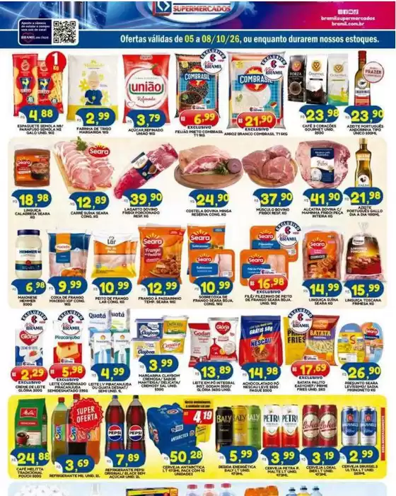 Catálogo Bramil Supermercados | Nossas melhores ofertas para você | 2026-10-05T00:00:00.000Z - 2026-10-08T00:00:00.000Z